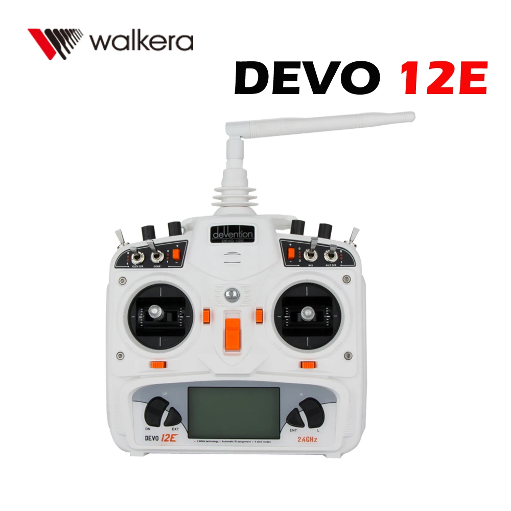 Радиоуправляемый передатчик Walkera DEVO 12E 2 4 ГГц 12 каналов для радиоуправляемого