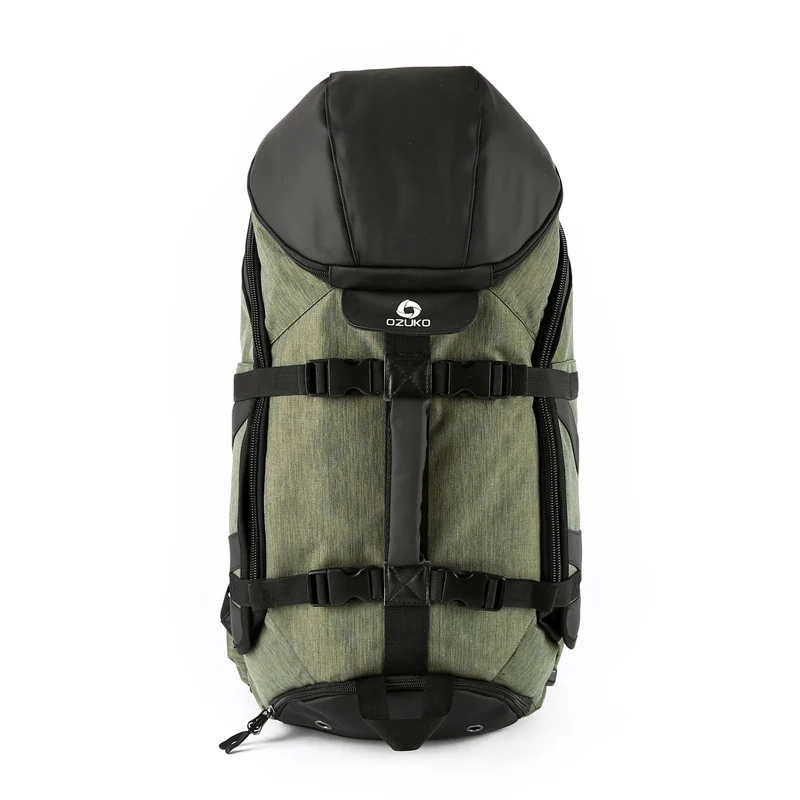

Men Backpack New Travel Large Capacity Backpack Men's Multifunction USB Charging Laptop Backpack Waterproof Male 2021 Solid Sewn