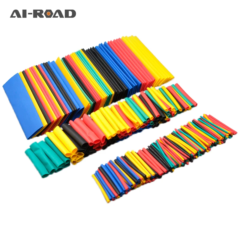 328 шт. набор электрических кабельных трубок для автомобиля термоусадочная трубка