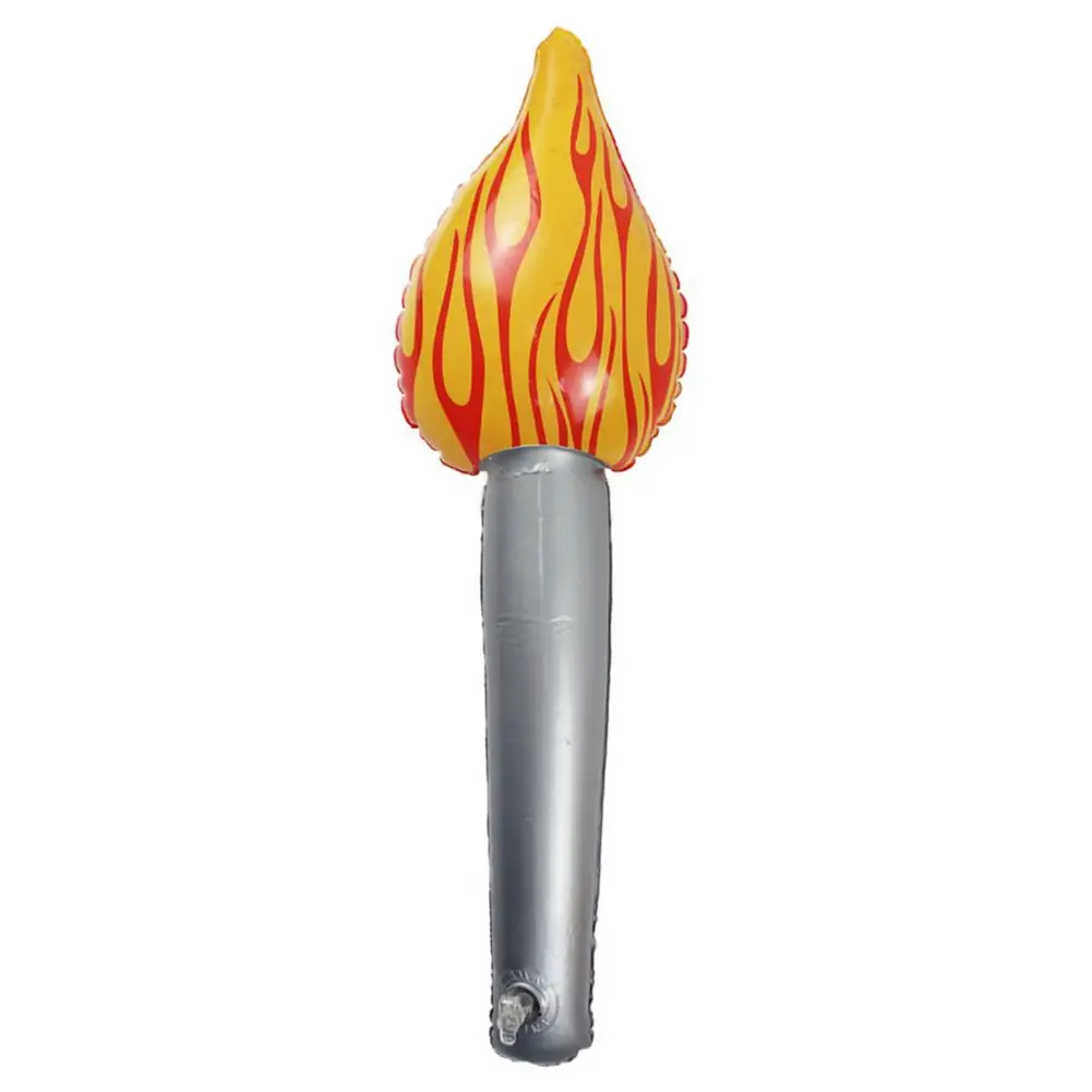 

Inflatable Torch Torch Stick Inflatable Flame Toy Children Stage Performance Props Sports Meeting Cheering Stick