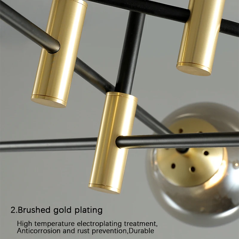 $45.46 Simple And Modern Led Ceiling Lamp Golden Living Room Bedroom Dining Room Study Home Lighting New Designer Ceiling Lamp