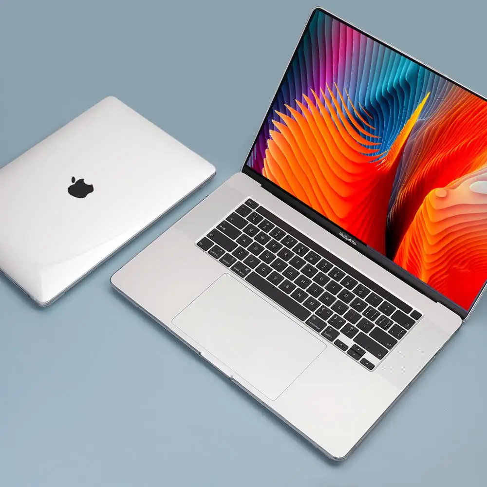 Чехол для MacBook Pro 13 дюймов 2020 A2338 A2289 прозрачный черный пластиковый твердый корпус