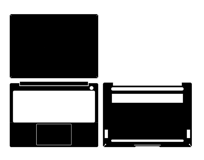 наклейка для ноутбука из угл