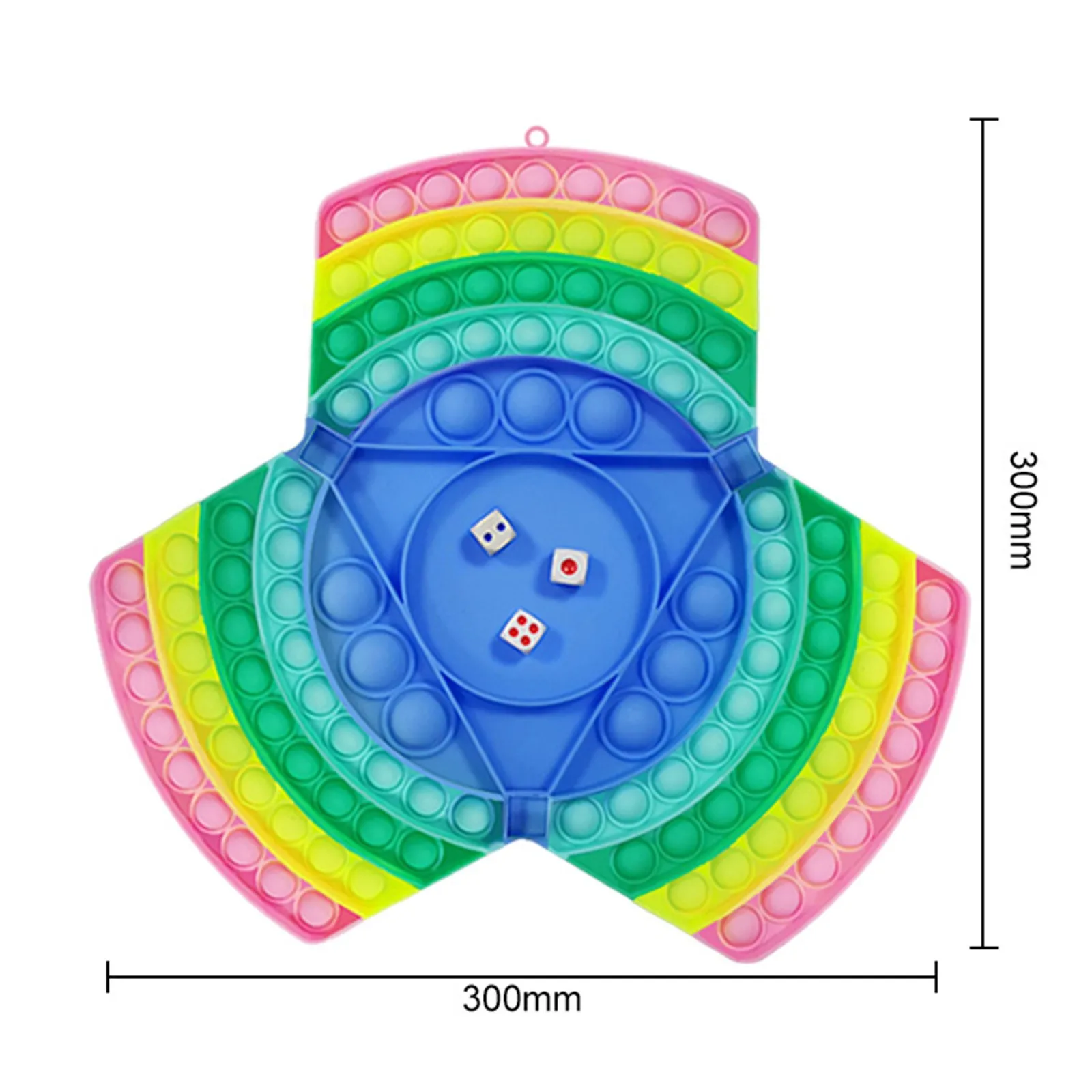

Big Size Rainbow Chess Board Push Bubble Popper Fidget Sensory Toys Stress Relief Toy Simple Dimple Antistress Interactive Toys