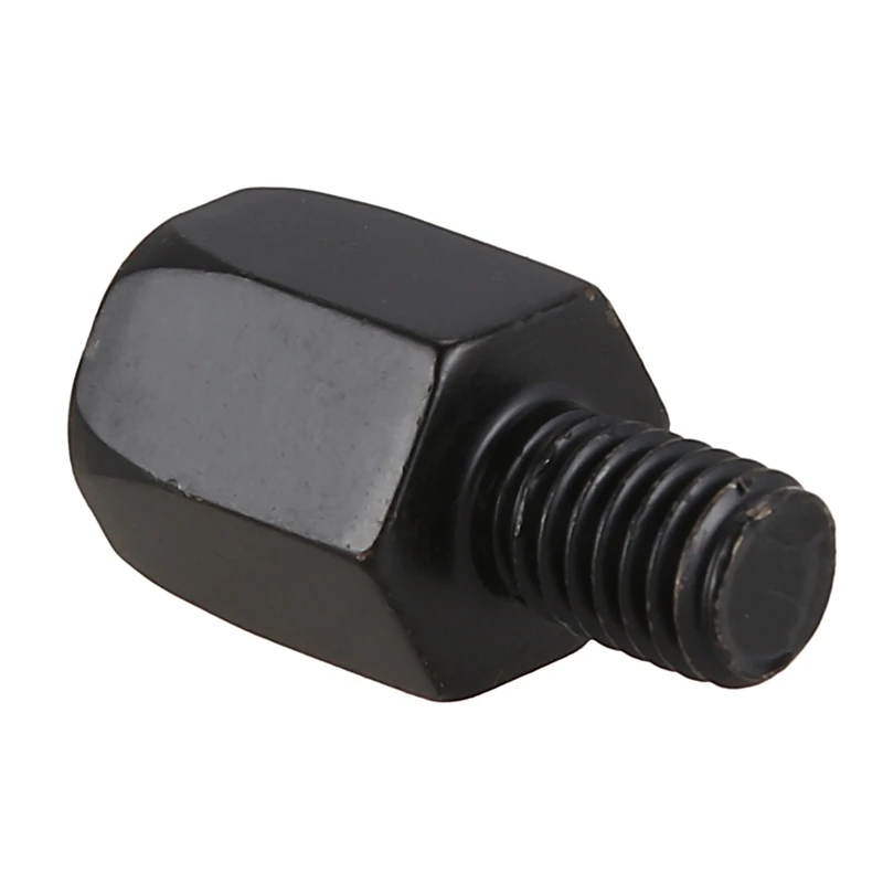 

2 PCS motorcycle MIRROR ADAPTORS CONVERTS CLOCKWISE 8MM TO 10MM BLACK