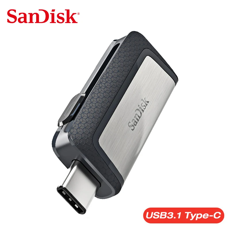 Usb флеш накопитель Sandisk OTG type c usb 3 1 многофункциональный USB 32 ГБ 64 128 256 совместим с