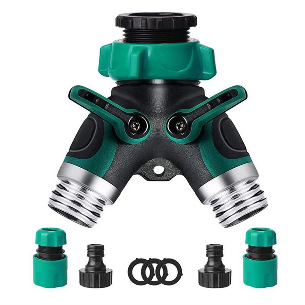 

2 Way Connector Kit Accessories Connector Distributor For Faucets Garden