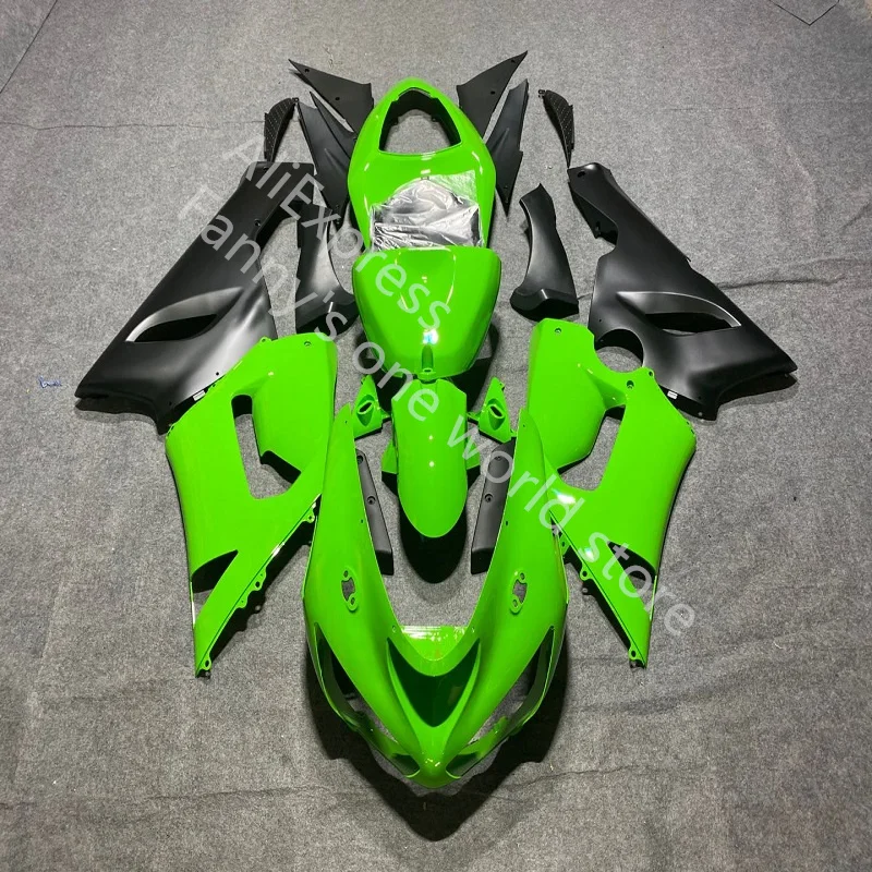 

Лидер продаж, обтекатель для KAWASAKI NINJA ZX 10R 04-05 ZX-10R 04 05 2004 2005 10 R ZX10R 04 05, зеленый, черный