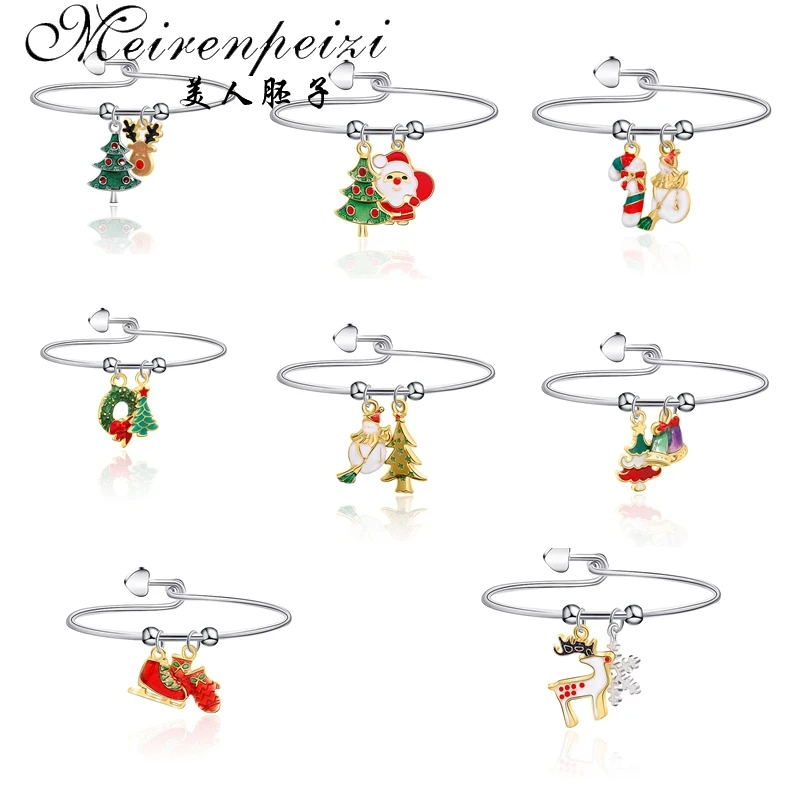 Новое поступление рождественские браслеты браслет из бисера для дочери с оленем
