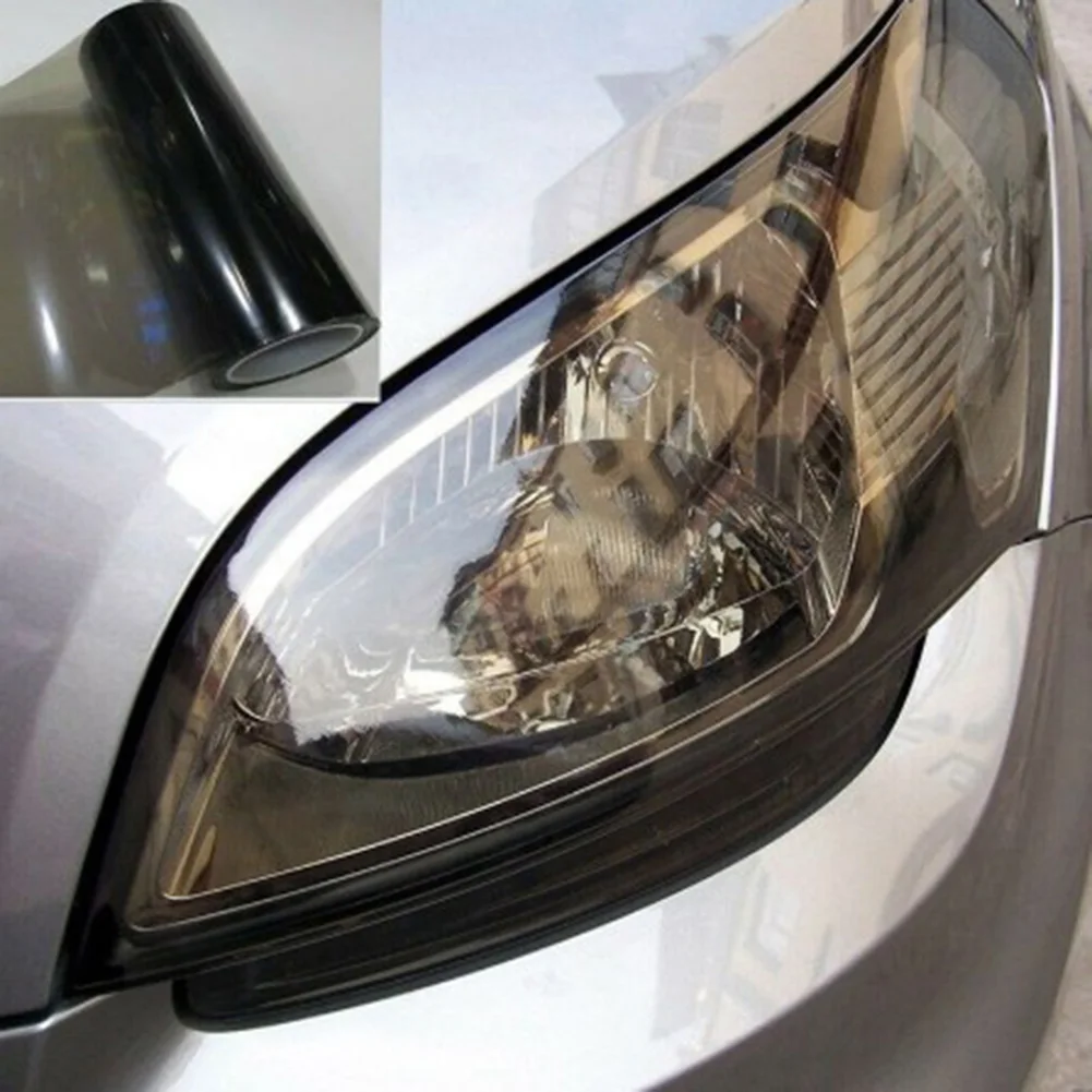 

Light Smoke Black Car Light Film Cover Tail Lights Decor Accessories Fog lights