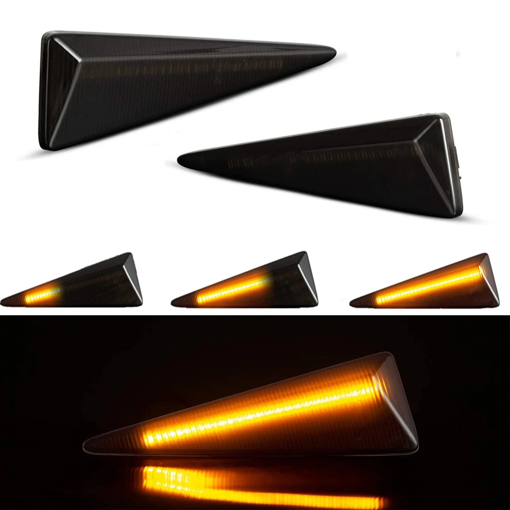 

2Pcs Dynamic LED Side Marker Blinker Turn Signal Light For Renault Avantime Megane CC Scenic Grand Scenic MK2 Vel Satis Wind