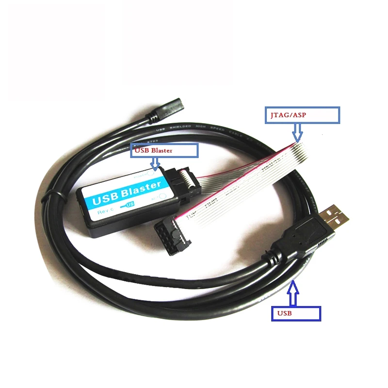 USB Blaster Mini кабель 10-Pin JTAG Соединительный для CPLD FPGA NIOS программатор поддержка всех