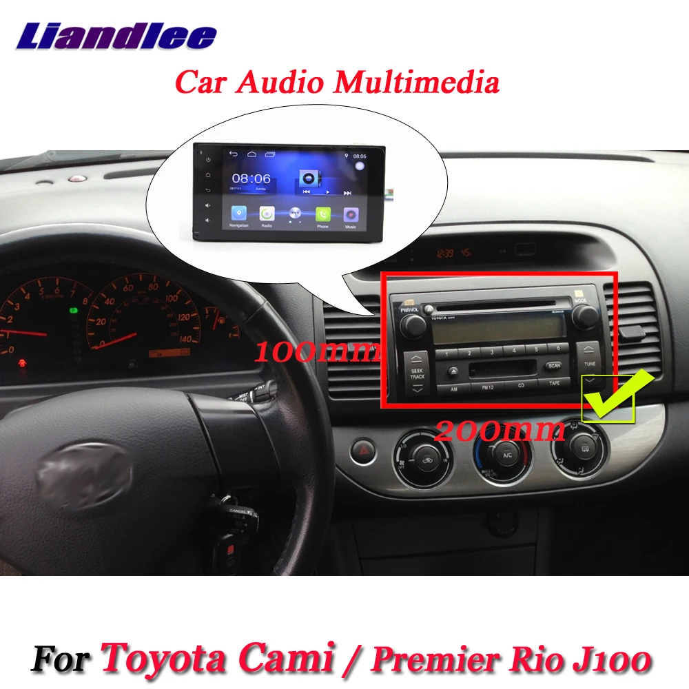

Car Android Player Carplay System For Toyota Cami/For Premier Rio J100 2001-2006 Radio Stereo GPS MAP Navigation Multimedia