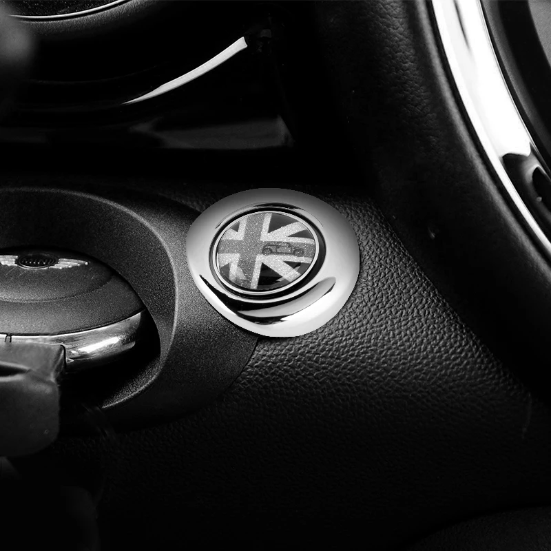 Декоративная наклейка на пуск зажигания для стайлинга интерьера автомобиля