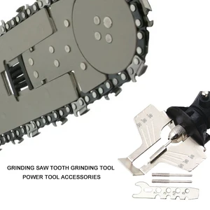 Garden Tool Electric Grinder Accessories Electric Sharpening Attachment Grinder Chain Saw Tooth Grinding Garden Tool Kit 10 item image