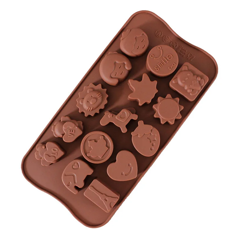 15 силиконовая форма с отверстиями шоколадная ледяная башня троянцы Лев детская
