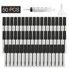 (С шприц) 10 мл пустая тушь для ресниц для наращивания ресниц крем флакон контейнер с крышкой для глаз ресниц макияж инструменты бутылки многоразового использования