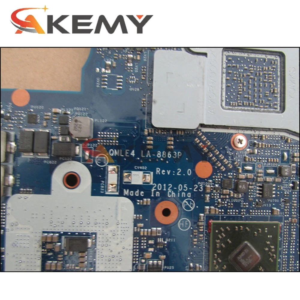 

Akemy LA-8863P BA59-03401A BA59-03402A BA59-03567A For Samsung 355V5C NP355V5C Notebook Motherboard HD7600 2G GPU 100% Test Work