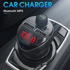 Автомобильный FM-трансмиттер с поддержкой Bluetooth 4,2, FM-радио, адаптер, mp3-плеер, зарядное устройство USB А, быстрое зарядное устройство с двумя USB-портами, автомобильные аксессуары