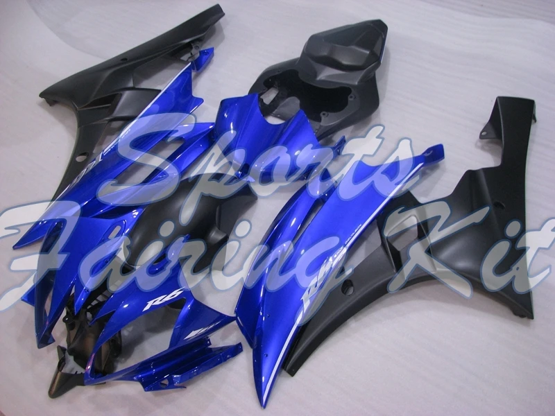 Обтекатели для YZFR6 2006 2007 цвет синий черный Большие размеры тела Наборы 06 Кузов YZF600