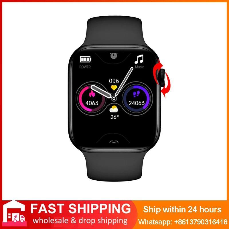 

HW22 Smart Watch 2020 Men Women Series 6 1.75 Inch Bluetooth Call Heart Rate Monitor for Android IOS VS IWO 7 13 Huawei Xiaomi
