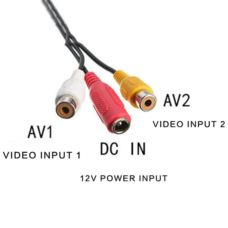 

5 inch Car Reversing Monitor LCD High Definition Digital Screen 2 Way Video Input Auto Parking Rearview Camera