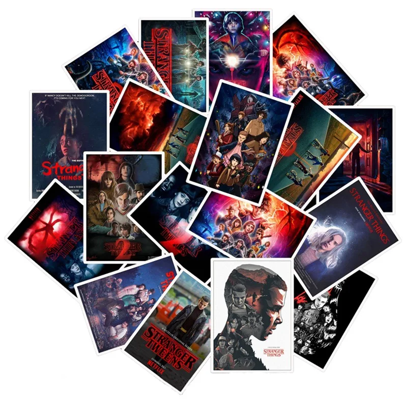 50 шт./лот серия Stranger Things 3 наклейки для ноутбука мотоцикла скейтборда багажа