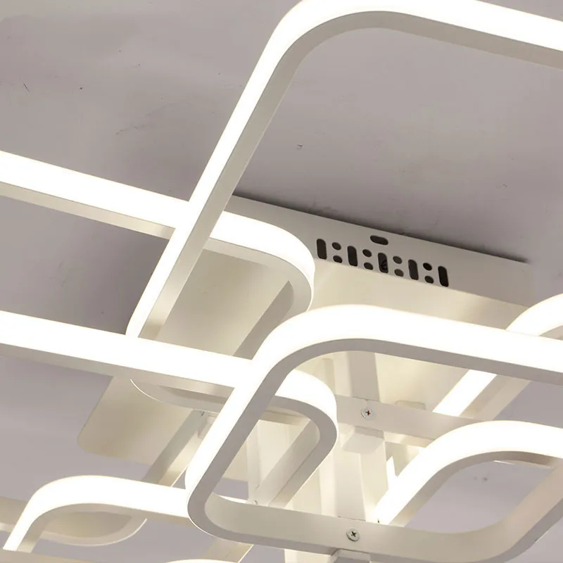 Современный светодиодный потолочный светильник лампа черного и белого цветов