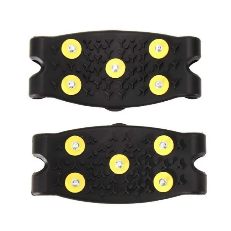 5 шипованных нескользящих ледяных шипы для льда зимние прогулочные спортивные