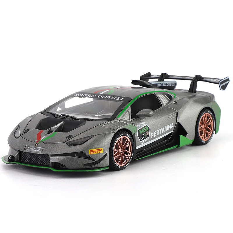 

1:32 HURACAN ST EVO Alloy Sports Car Model With Box Diecast & Toy Vehicle Metal Toy Car Simulation Sound Light Toys for children