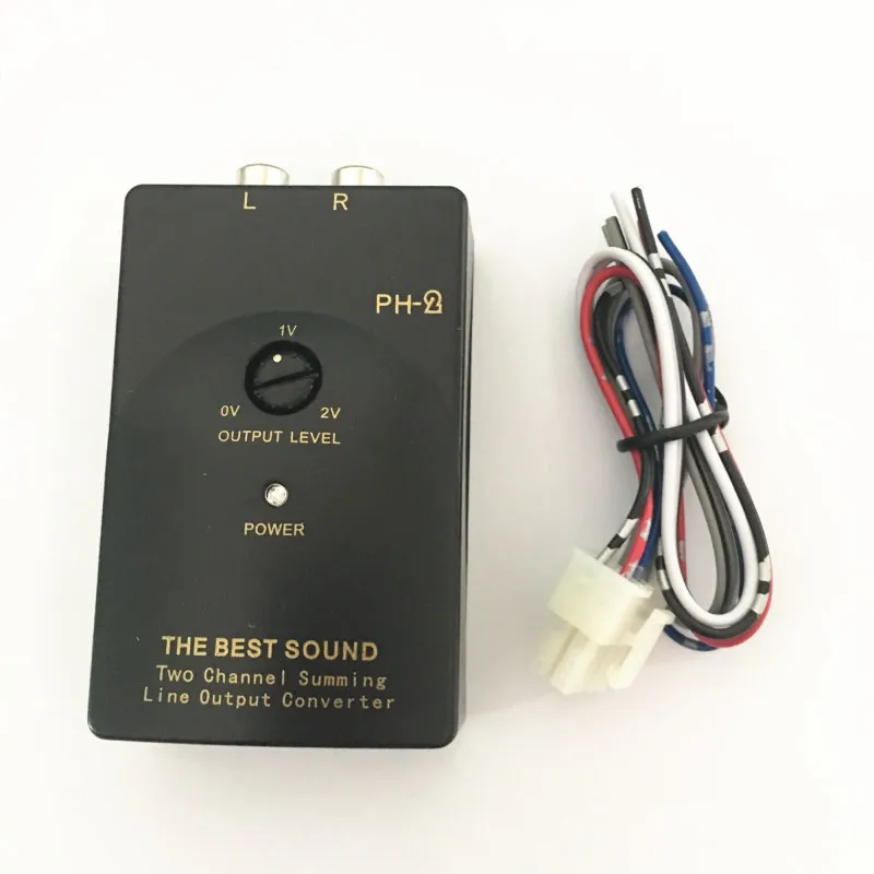 

Laser PH-2 high-quality car power amplifier, subwoofer conversion for high-to-low conversion with control line output