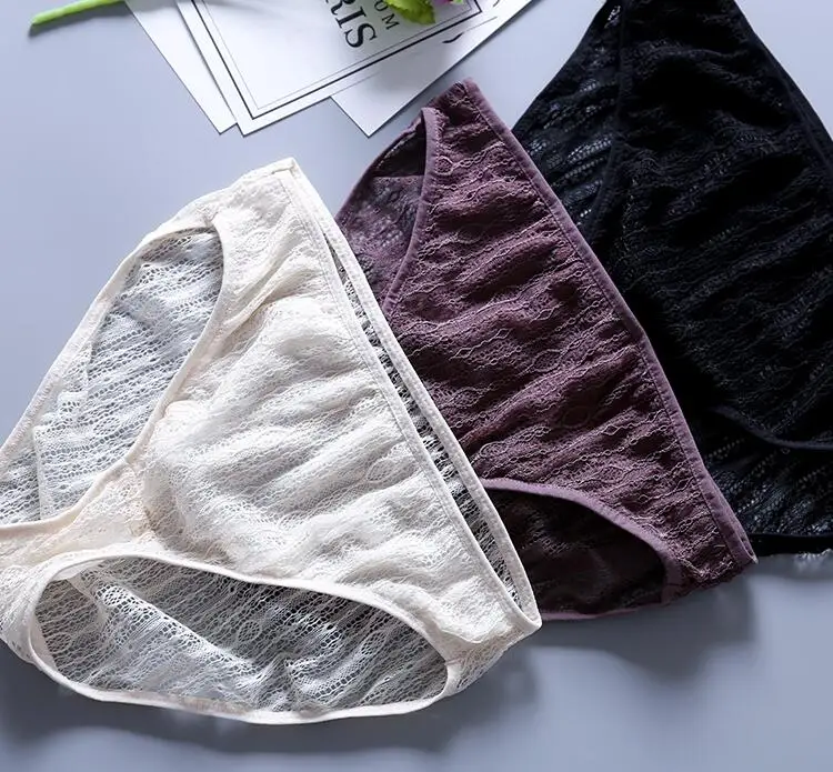 Женские трусики из 100% натурального шелка с сетчатой промежностью средняя