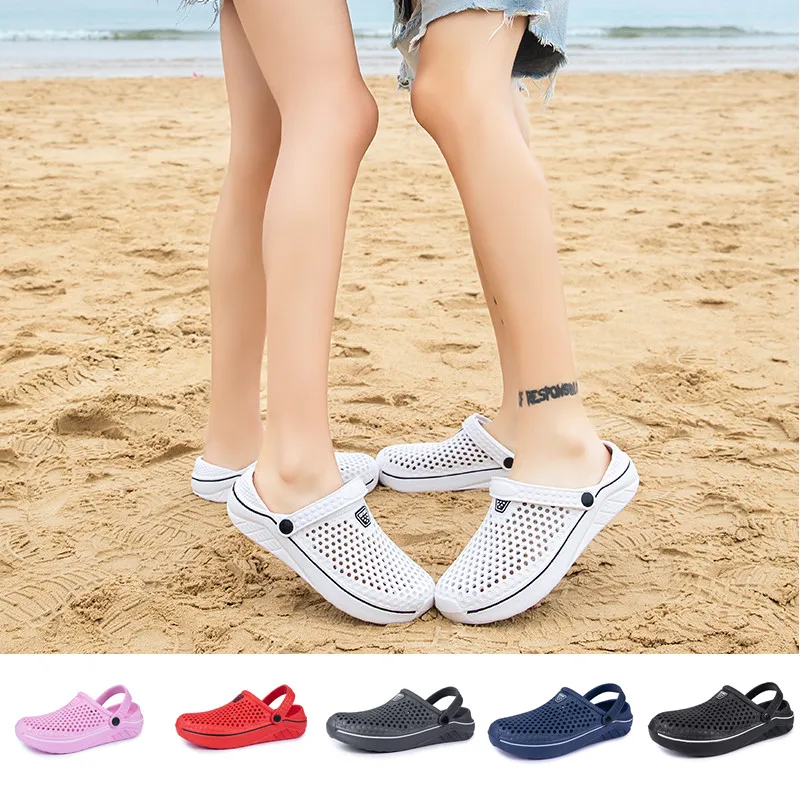 

New Arrival Men Women Beach Sandals Comfortable EVA Couples Solid Color Clogs Shoes Indoor Outdoor Garden Slipers