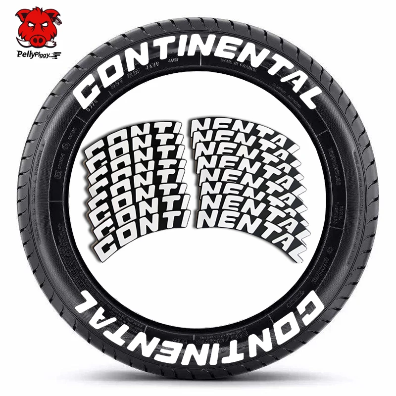 

8Pcs/Lot 1.23″ Car Tire Decor Stickers Car Tuning Universal 3D Permanent PVC Tire Joined Lettering Label Sticker Tire Decals