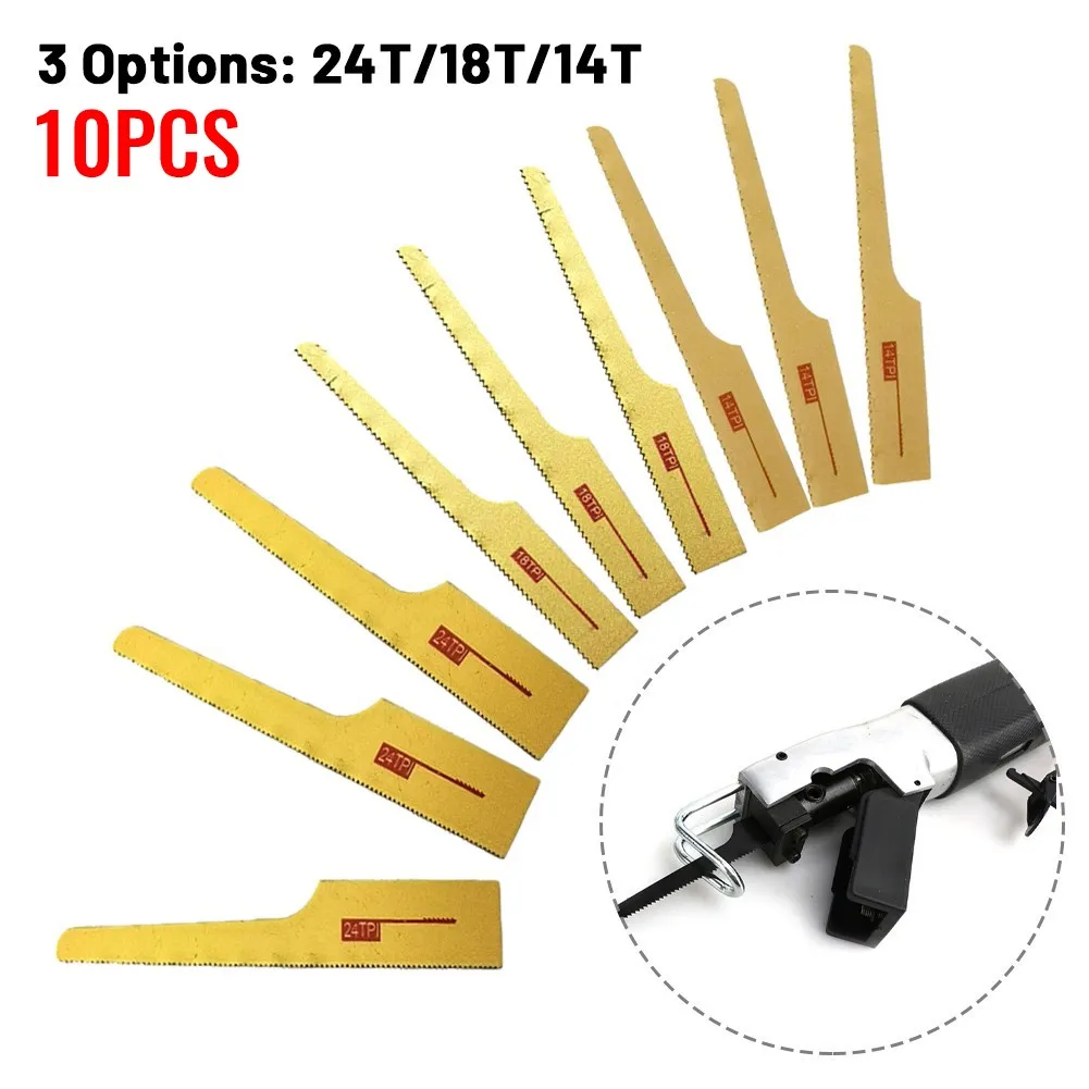 

10PCS Reciprocating Air Body Saw Hacksaw Blades Cutting Blade Cut Off Tool