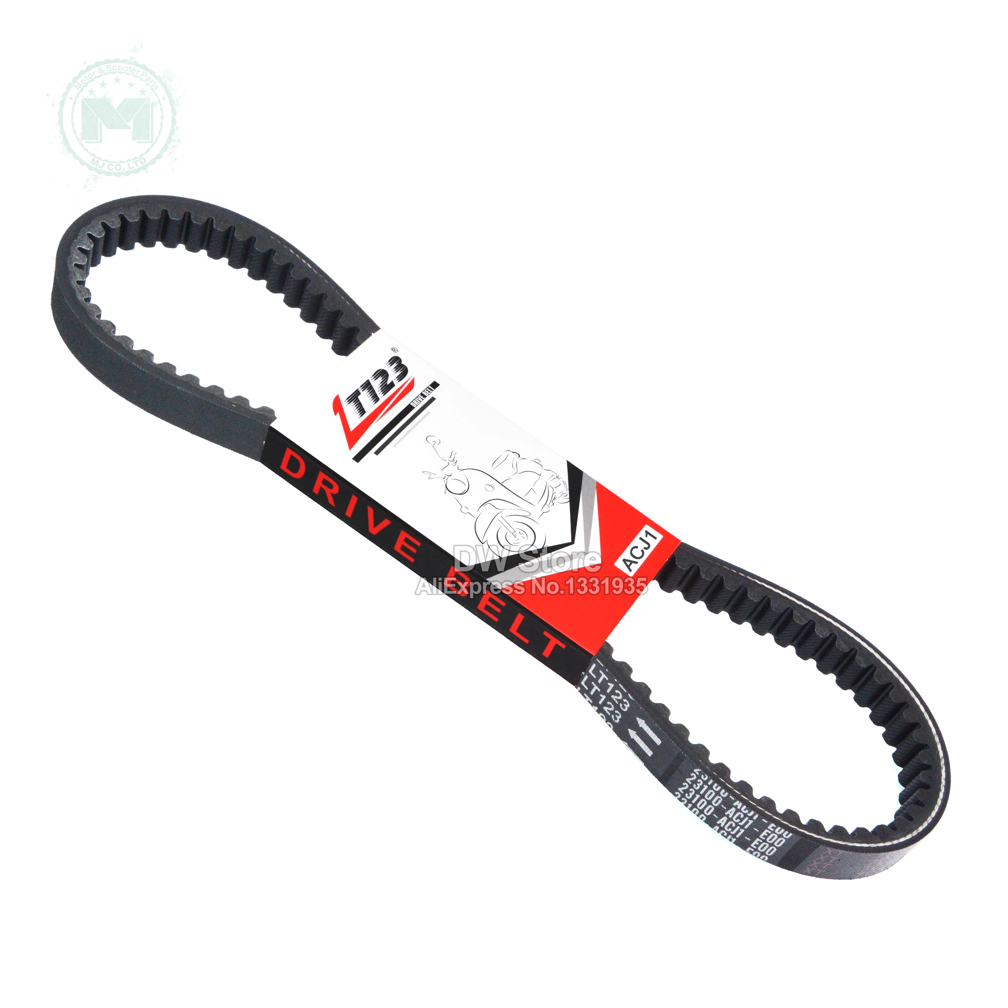 

LT123 23100 ACJ1 E00 Motorcycle scooter hight quality rubber drive belt For Kymco 125