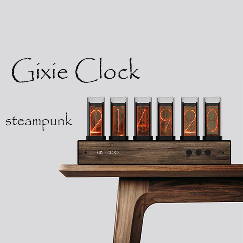 Glow tube clock Glow clock Quasi-glow tube clock Creative digital clock Gixie clock
