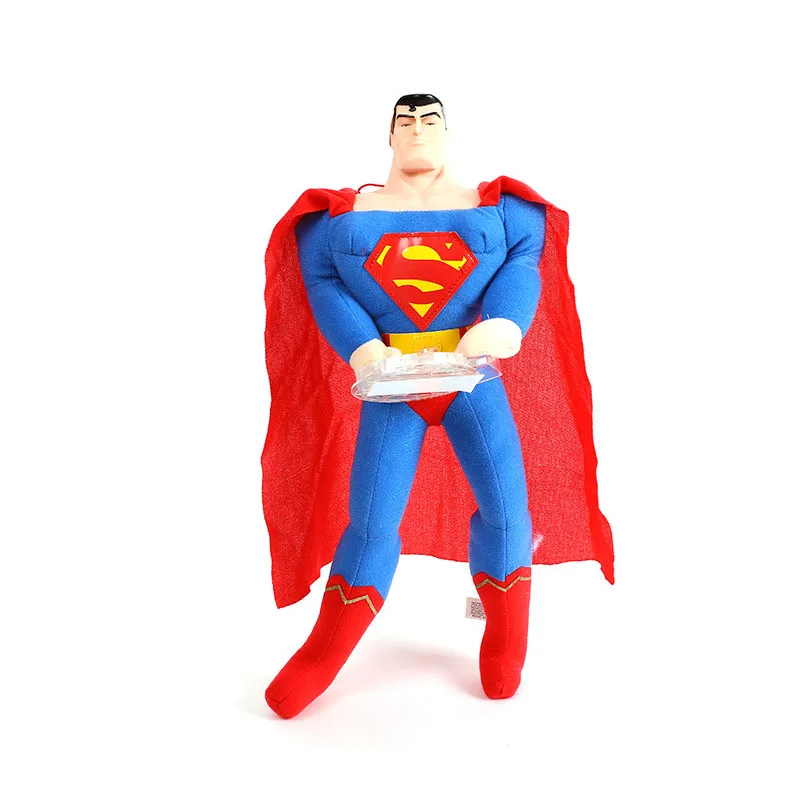 25cm Superman История Шериф Вуди Базз Марио Брос Лайтер автомобиль плюшевые игрушки Супермен Человек Паук снаружи повесить игрушки авто аксессуары украшение автомобиля - Цвет: 25cm Superman