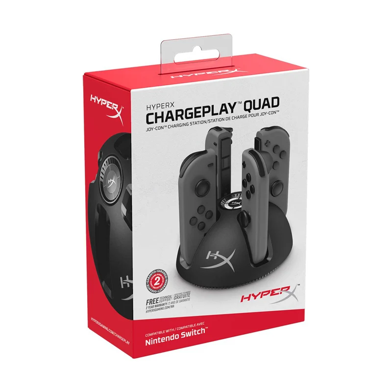 Kingston HyperX ChargePlay Quad Joy Con Портативный портативная игровая приставка в зарядную базу
