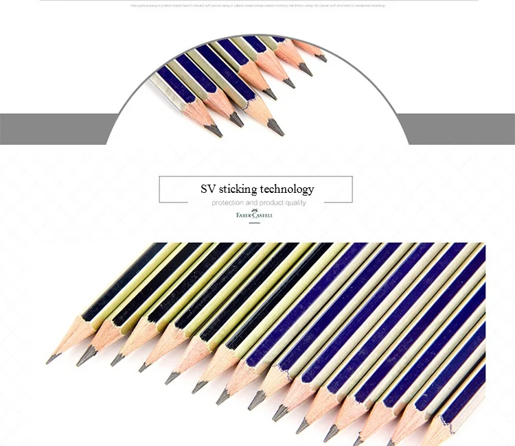 Faber Castell 12 шт высокое качество древесины эскиз и набор карандашей для рисования 5H 4H 3H 2H HB B 2B 3B 4B 5B 6B 7B 8B художественных 1221