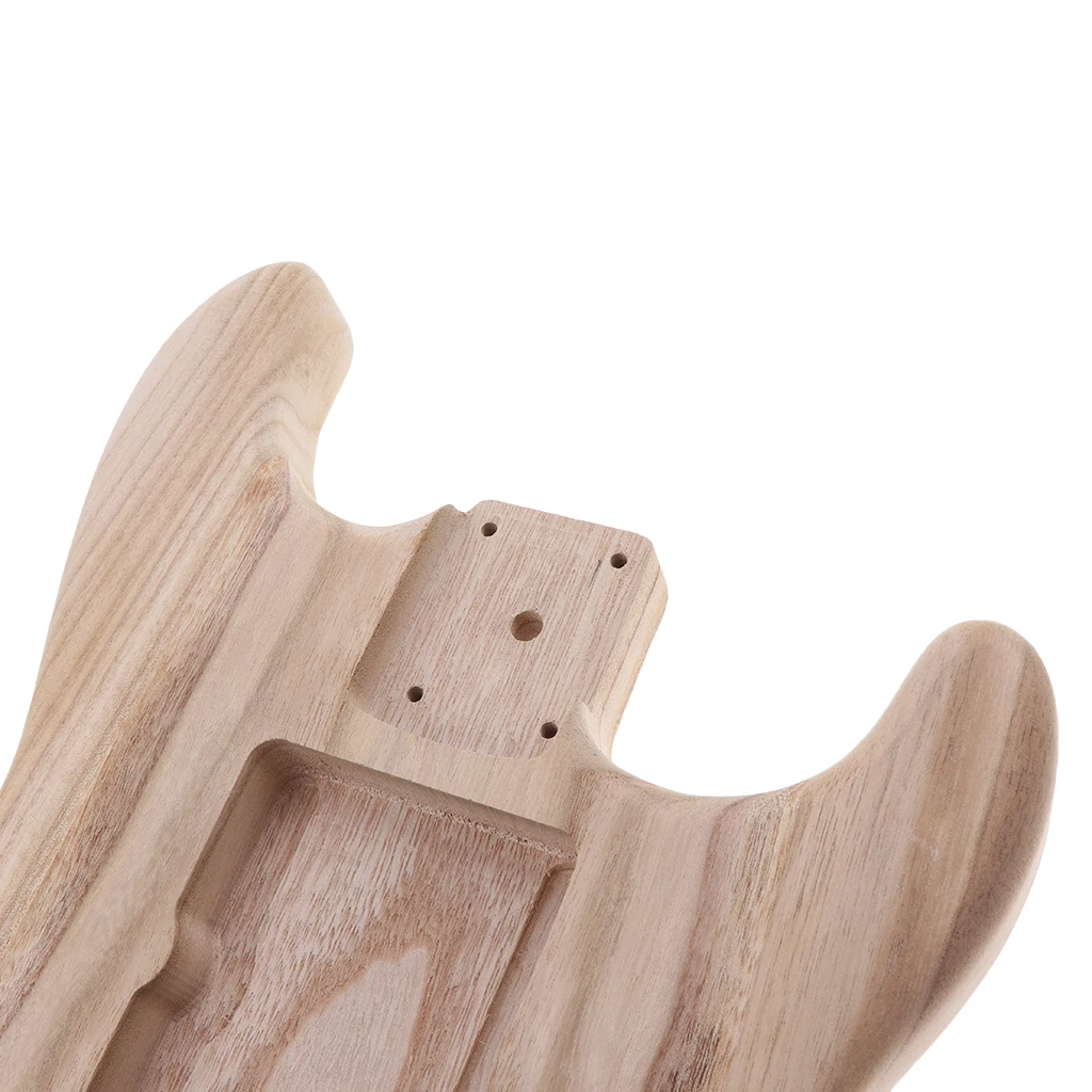 

Гитара из твердой древесины, пустая для ST электрогитары, полированная гитара ручной работы