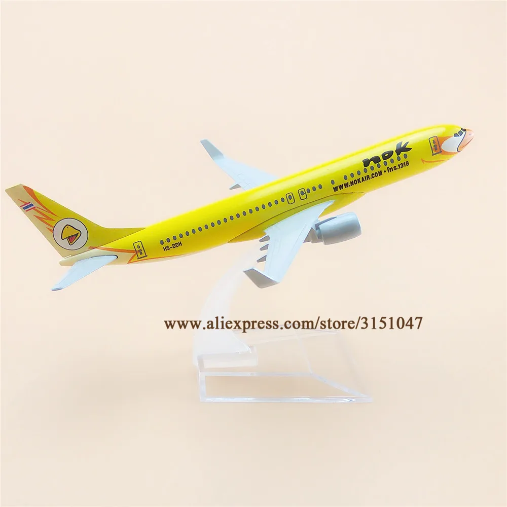 Сплав металла желтый тайский NOK Air B737 Airlines модель самолета Таиланд Boeing 737 Airways