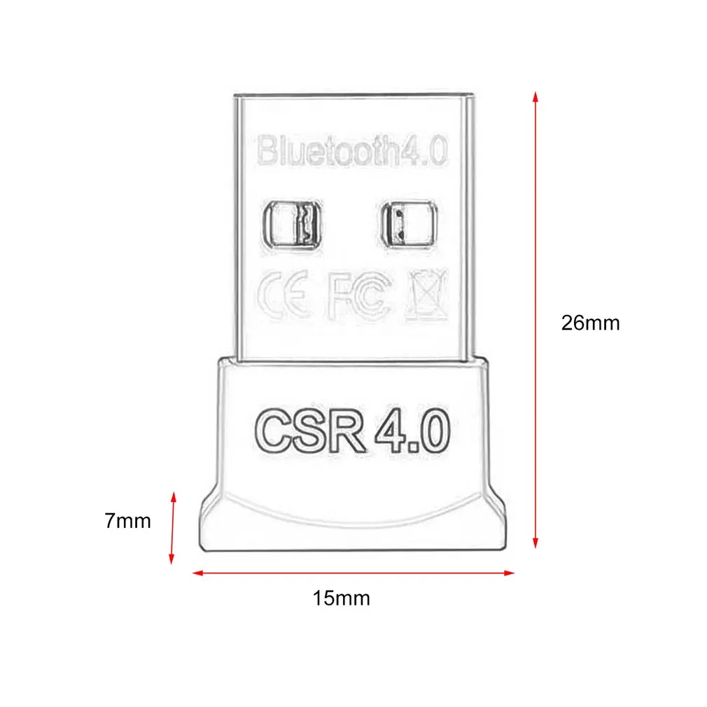 

Wireless USB 2.0 Bluetooth 4.0 Adapter Mini Bluetooth Dongle Music Sound Bluetooth Transmitter Receiver Adapter For PC Computer