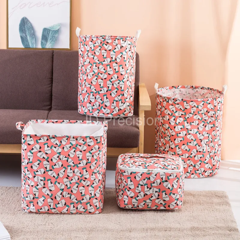 

Водонепроницаемая корзина для белья, корзина для хранения одежды, складная корзина для белья, ведро для хранения игрушек, вместительная сум...