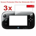 Антибликовая Защитная пленка для экрана Nintendo Wii U, прозрачная защита от царапин защитное покрытие ЖК-экрана, 3 шт.
