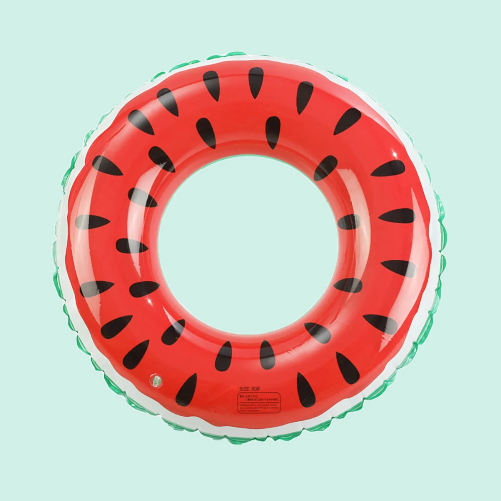 

Watermelon Pool Float Circle Air Mattress Inflatable Air Mattress Swimming Ring for Kids Adults Float Giant Swimming Pool Toys
