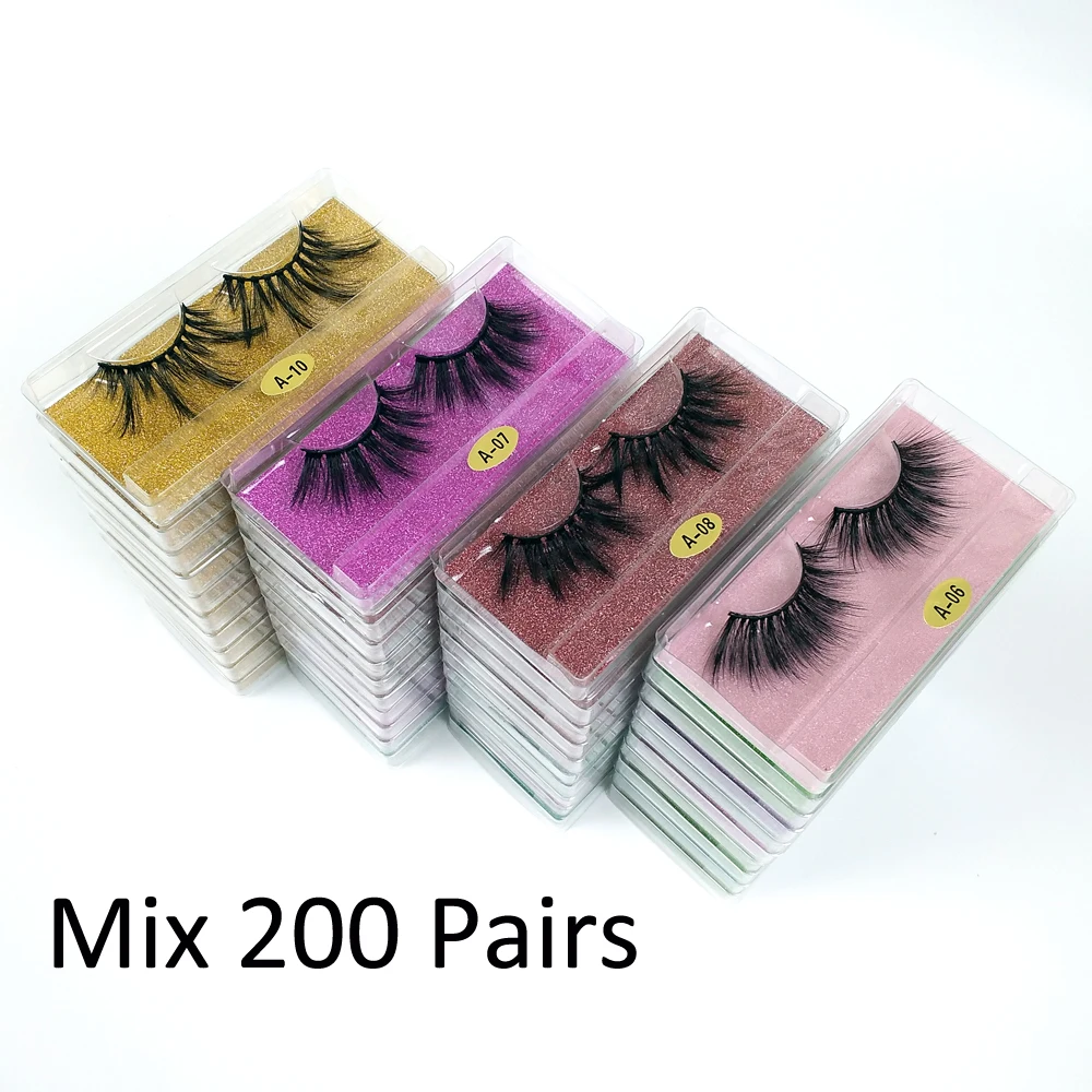 

25 mm Mink Eyelashes Wholesale 25mm 3d Mink Lashes Pack Makeup False Eyelashes Fluffly wispy Dramatic Fake Eyelashes Bulk Items