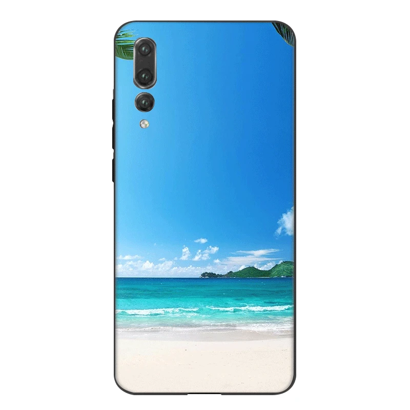 Phone Case TPU For Honor Note 10 View 20 6A 7A 7C 7X 8 8X 8C 9X 9 Lite Pro Cover Summer Sea Sky Sandy Beach Tree Aloha Starfish | Мобильные