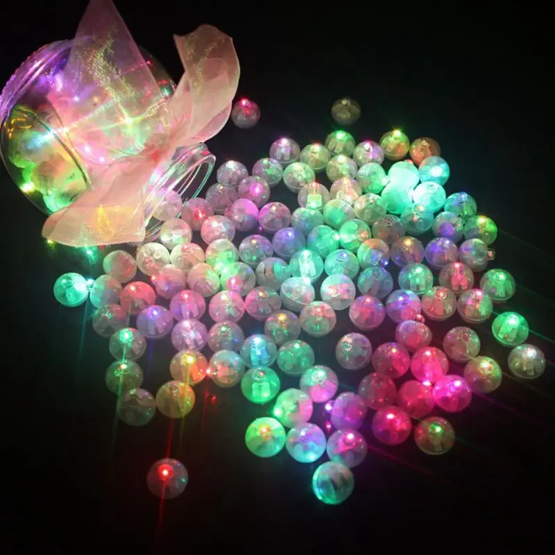 10 шт. переключатель воздушный шар Светодиодная светящаяся вспышка лампы тумблер