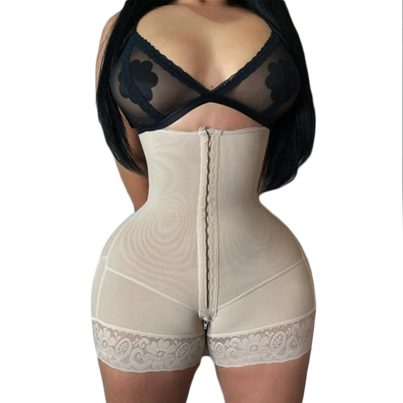 High Waist Black Lace Women Butt Lifter Hip Enhancer Postpartum BBL Skims Tummy Control Booty Lift Shapwear Underwear Fajas